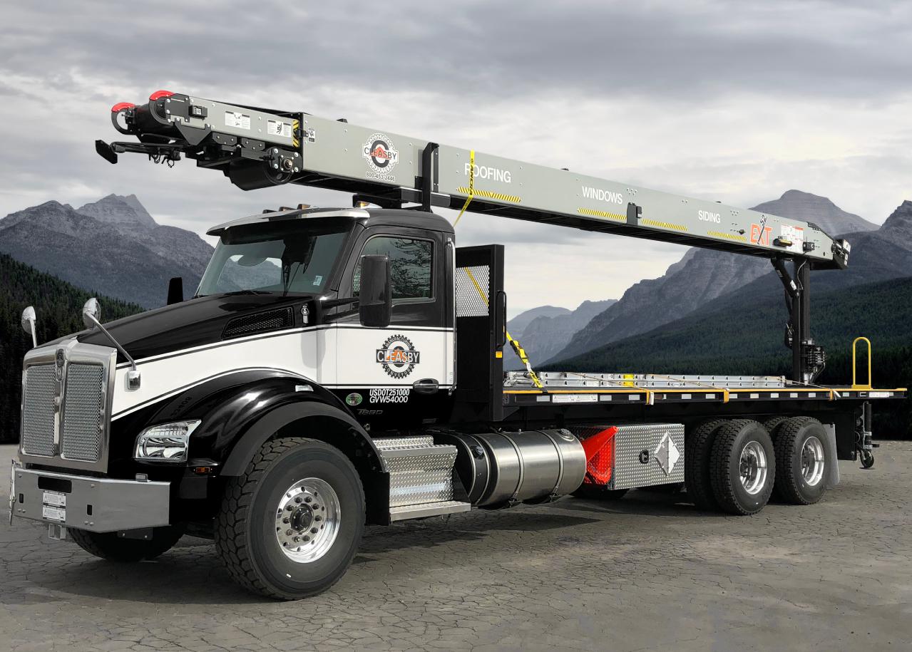 Cleasby EXT-52 telescoping roof conveyor