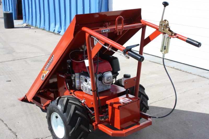 Cleasby Hurricane tear-off machine in work area